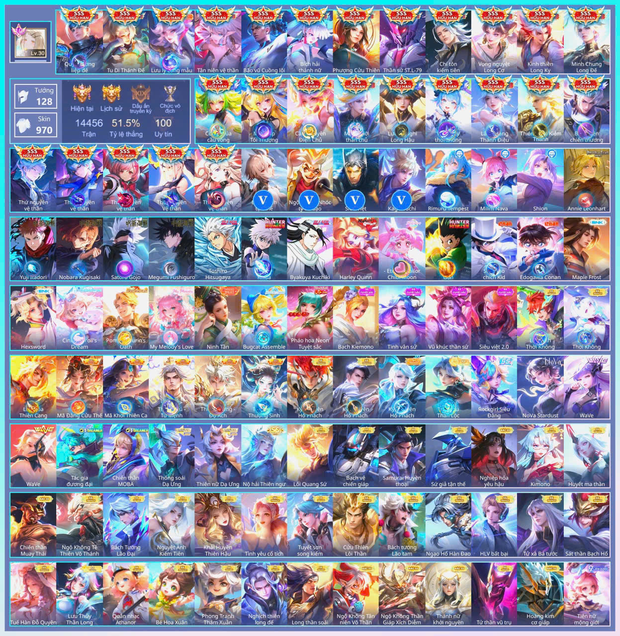 Ảnh ACC NÂU Liên Quân 1030 skin 17 SSS